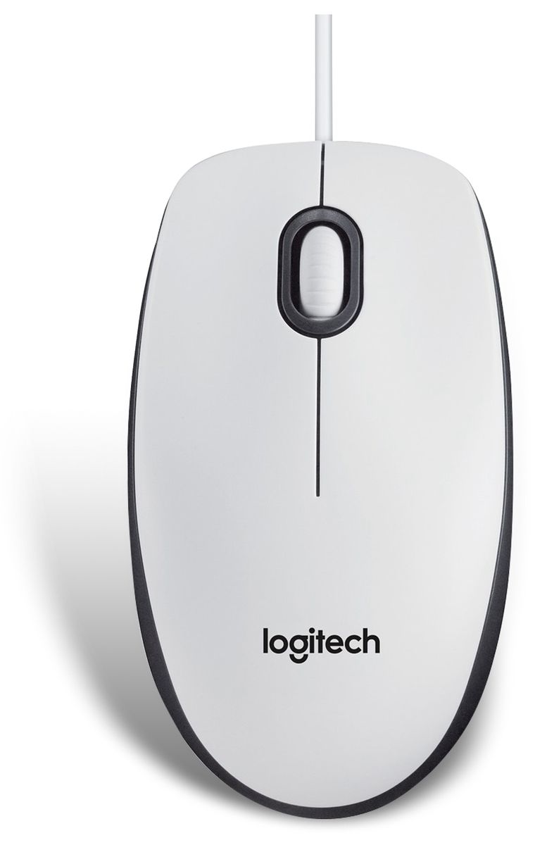 LOGITECH USB-Maus M100, optisch, 1000 dpi, weiß