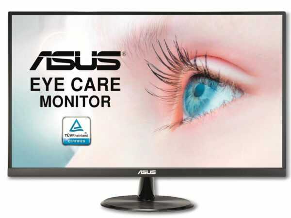 Dieser ASUS-Monitor mit IPS-Display bietet eine Bildwiederholrate von bis zu 75 Hz mit Adaptive-Sync-Technologie (FreeSync)