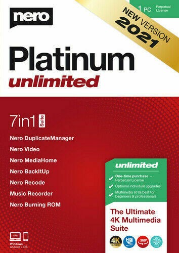 Nero Nero Platinum 2021 Unlimited