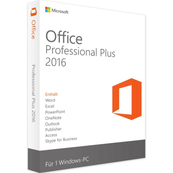 Microsoft Corporation Microsoft Office 2016 Professional Plus Win