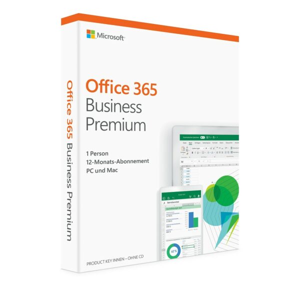 Microsoft Corporation Microsoft Office 365 Business Premium, 5 Geräte, 1 Jahr