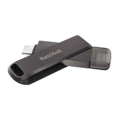 SanDisk iXpand Luxe 256GB – USB-Stick, Typ-C 3.0 + Lightning