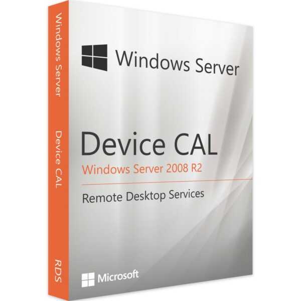 Microsoft Corporation Microsoft Windows Remote Desktop Services 2008, 1 Device CAL