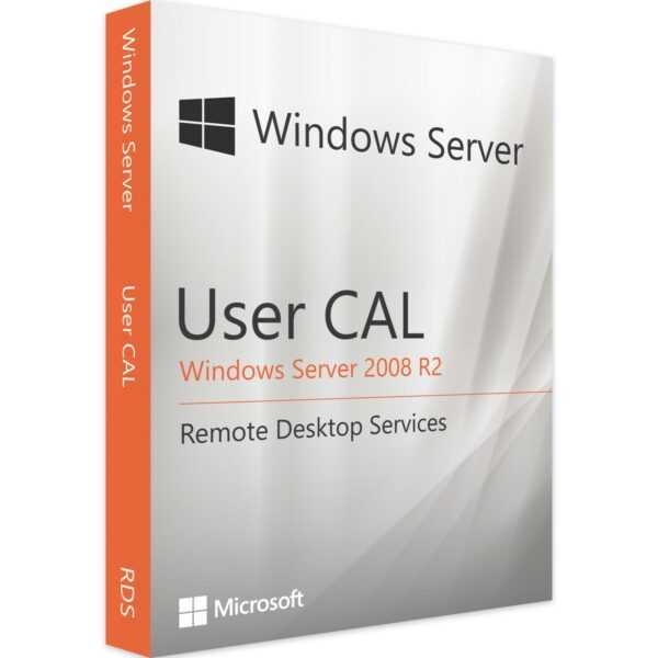 Microsoft Corporation Microsoft Windows Remote Desktop Services 2008, 1 User CAL