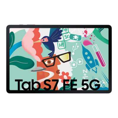 Samsung Galaxy Tab S7 FE 5G Schwarz 12,4″ / WQXGA Display / Octa-Core / 4GB RAM / 64GB Speicher / Android 11.0