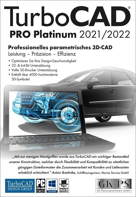 TurboCAD TurboCAD Pro Platinum 2021/2022