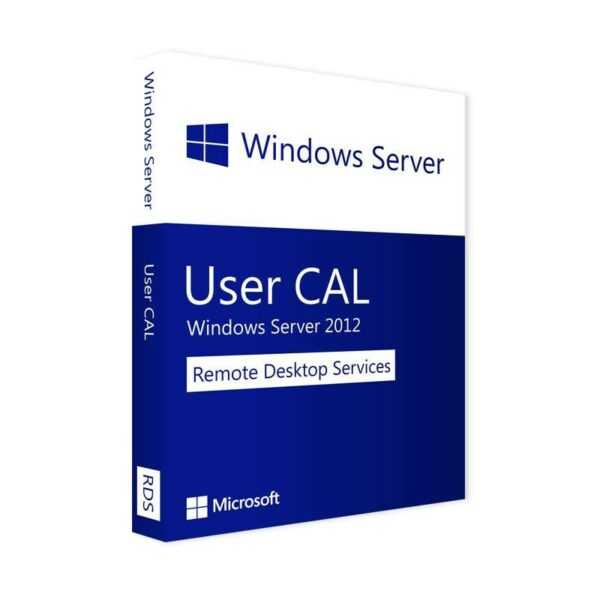 Microsoft Corporation Microsoft Windows Remote Desktop Services 2012 User CAL, RDS CAL, Client Access License 10 CALs