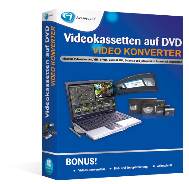 Avanquest Videokassetten auf DVD – Video Konverter Software