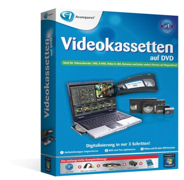 Avanquest Videokassetten auf DVD