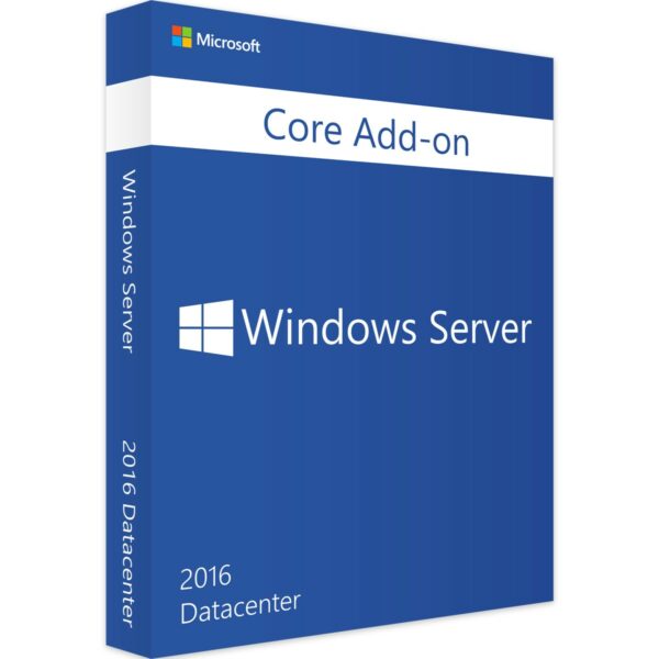 Microsoft Corporation Windows Server 2016 Datacenter, Core AddOn Zusatzlizenz