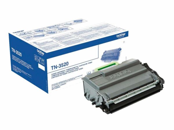 Der Brother Toner TN-3520 in originaler Markenqualität überzeugt mit hervorragenden Druckergebnissen in S/W. Er passt für die Modelle MFC-L5700