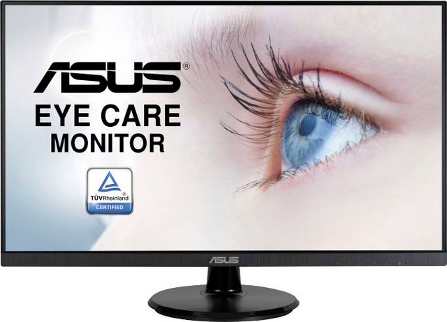 Der ASUS VA27DQ Eye Care Monitor verfügt über ein 27-Zoll-IPS-Panel mit Full-HD-Auflösung (1920 x 1080)