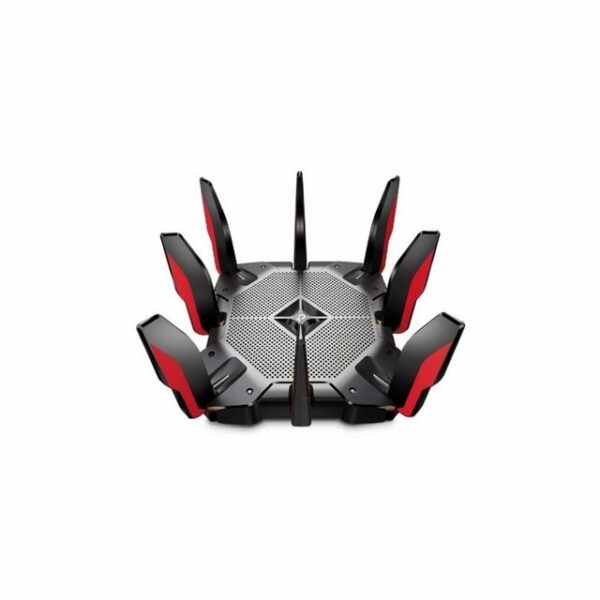 Archer AX11000 - AX11000 Tri-Band-Gaming-Router der nächsten Generation Betreten Sie die 10 Gbit/s WLAN-Ära Höhere Geschwindigkeiten verursachen weniger Überlastung für Gaming-Rigs. Mit Wi-Fi 6 ausgestattet wird der Archer AX11000 zum Geschwindigkeitsautomaten der nächsten Stufe