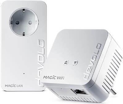 Devolo Magic 1 WiFi mini Starter Kit – 1200 Mbit/s – IEEE 802.11b – IEEE 802.11g – IEEE 802.11n – IEEE 802.1p – IEEE 802.3 – IEEE 802.3az – IEEE 802.3u – IEEE… – Typ C – Schnelles Ethernet – 10,100 Mbit/s – 10BASE-T – 100BASE-TX (8568)