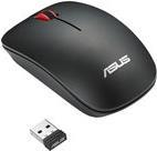 ASUS WT300 – Maus – rechts- und linkshändig – optisch – kabellos – 2.4 GHz – kabelloser Empfänger (USB) – Schwarz, Rot