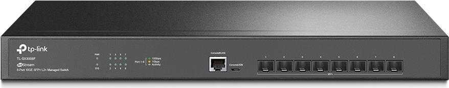 TP-LINK TL-SX3008F Netzwerk-Switch Managed L2+ Keine Schwarz (TL-SX3008F)