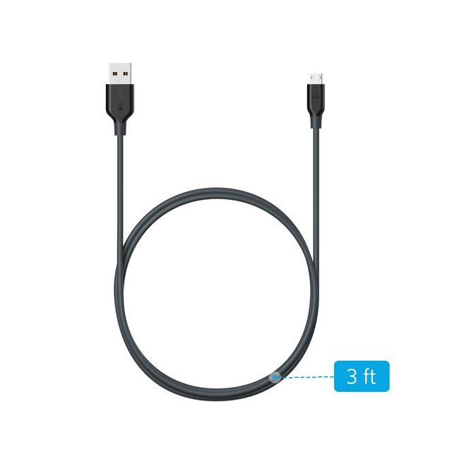 Anker PowerLine Micro-USB USB-Kabel, 3ft