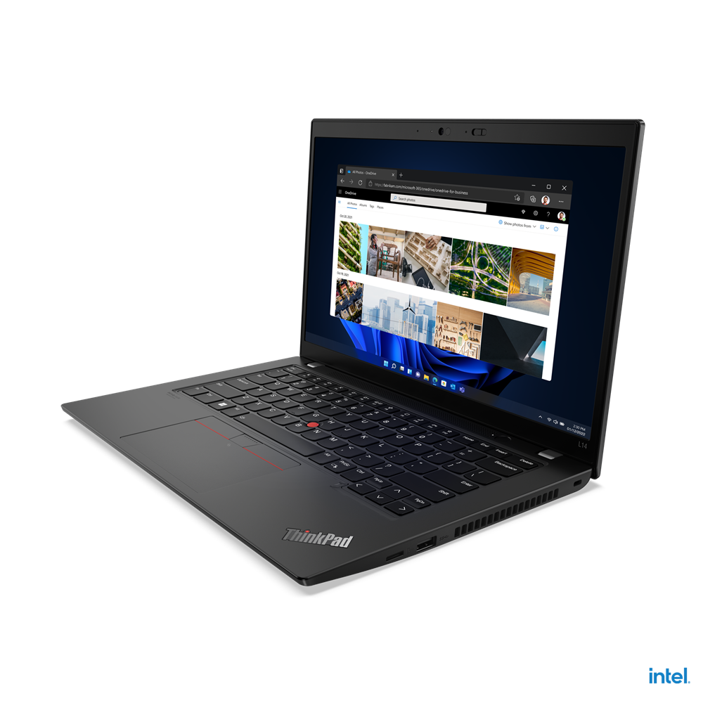 Lenovo ThinkPad L14 Gen 3 21C1 – Intel Core i5 1235U / 1.3 GHz – Win 10 Pro 64-Bit (mit Win 11 Pro Lizenz) – Iris Xe Graphics – 16 GB RAM – 512 GB SSD TCG Opal Encryption 2, NVMe – 35.6 cm (14) IPS 1920 x 1080 (Full HD) – Wi-Fi 6 – Thunder Black – kbd: Deutsch – mit 1 Jahr Lenovo Premier Support