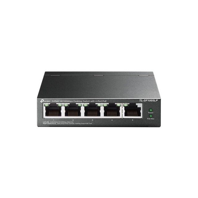 TP-Link 5-Port 10/100Mbps Desktop Switch mit 4-Port PoE Netzwerk-Switch