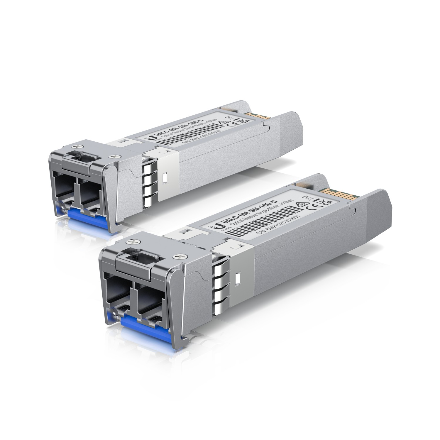 Ubiquiti UACC-OM-SM-10G-D – SFP+-Transceiver-Modul – 10 GigE – LC Single-Modus – 1310 nm (Packung mit 2) (UACC-OM-SM-10G-D-2)