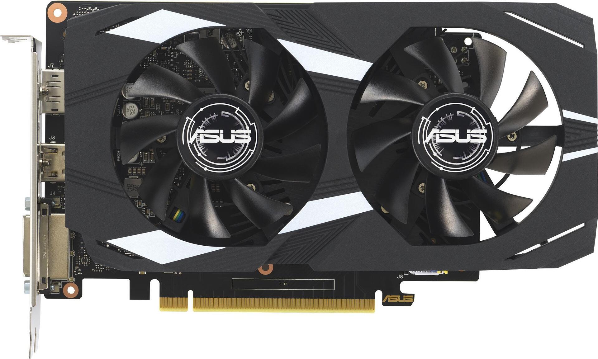 ASUS Dual -GTX1630-O4G NVIDIA GeForce GTX 1630 4 GB GDDR6 (90YV0I54-M0NA00)