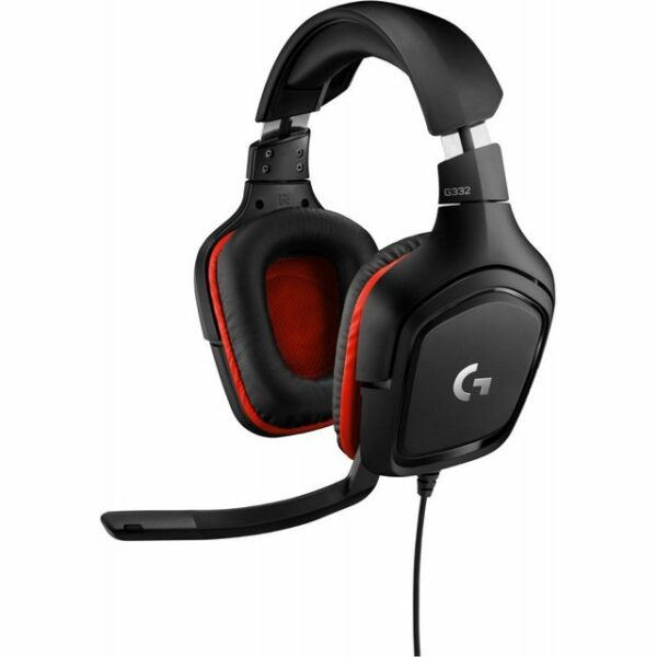 Logitech G G332 Gaming HeadsetMit dem Logitech G332 Gaming-Headset hörst du mehr vom Spiel dank der großen 50 mm Lautsprecher