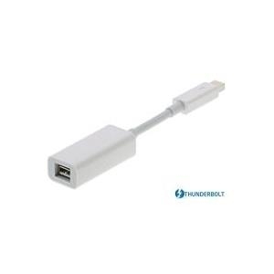 Verbinde deinen Thunderbolt fähigen Mac über den Apple Thunderbolt auf FireWire Adapter ganz einfach mit einem FireWire Gerät. Er ist klein und kompakt