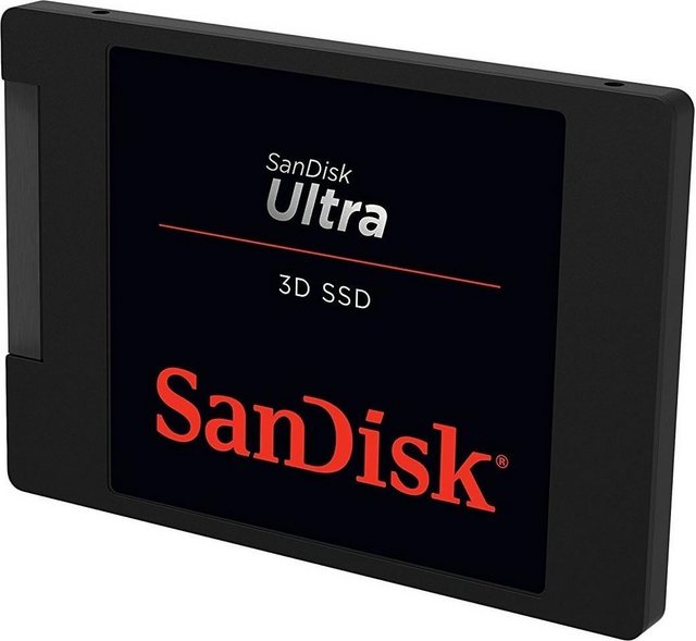 Sandisk Ultra 3D SSD interne SSD (500GB) 2,5″ 560 MB/S Lesegeschwindigkeit, 530 MB/S Schreibgeschwindigkeit