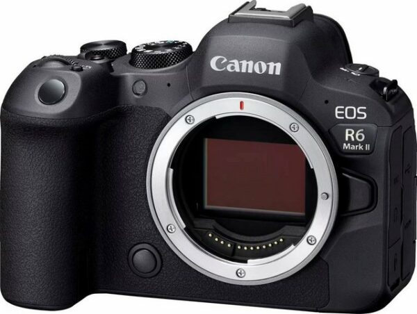 Meisterhafte Foto- und Videoaufnahmen Lerne die spiegellose Canon EOS R6 Mark II kennen – ein Vollformat-Hybrid-Kraftpaket mit schnelleren Aufnahmen