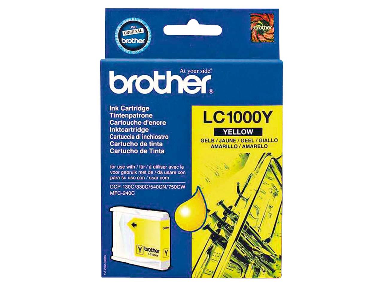 Brother Tintenpatrone LC1000Y gelb