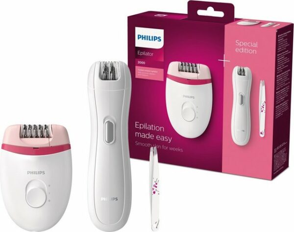 Der Philips Präzisionsepilierer Satinelle Essential BRP506/00 bietet Ihnen eine gründliche und langanhaltende Haarentfernung