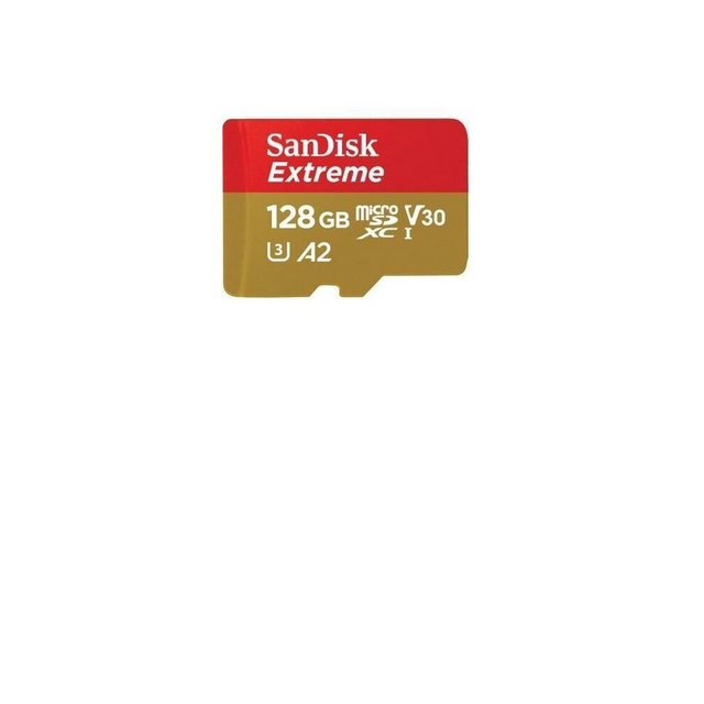 SanDisk microSDXC Extreme Speicherkarte 128GB UHS Speed Class 3 WasserdichtDie Geschwindigkeit