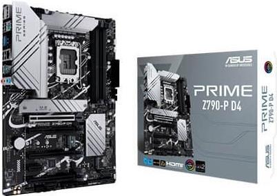 ASUS Prime Z790-P D4 – Motherboard – ATX – LGA1700-Sockel – Z790 Chipsatz – USB 3,2 Gen 1, USB 3,2 Gen 2, USB-C 3,2 Gen2, USB-C 3,2 Gen 2×2 – 2,5 Gigabit LAN – Onboard-Grafik (CPU erforderlich) – HD Audio (8-Kanal) (90MB1CV0-M0EAY0)