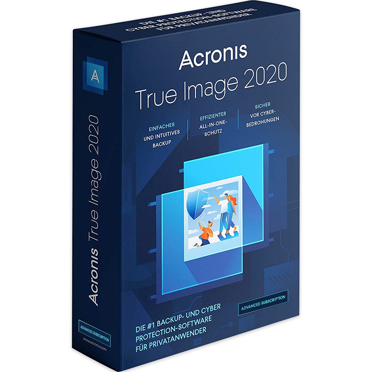 Acronis Acronis True Image 2020 Advanced, 1 PC/MAC, 1 Jahresabonnement, 250 GB Cloud