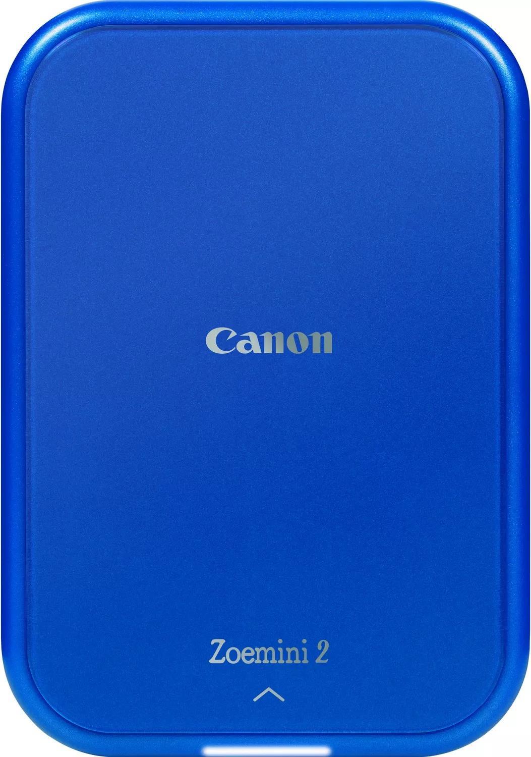 Canon Zoemini 2 – Drucker – Farbe – Zink – 50.8 x 76.2 mm – 313 x 500 dpi – bis zu 0.83 Min./Seite (einfarbig)/ bis zu 0.83 Min./Seite (Farbe) – Kapazität: 10 Blätter – Bluetooth 5.0 – weiß, marineblau (5452C005)