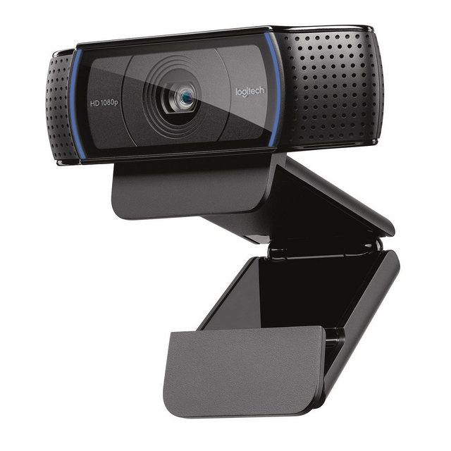 Mit der Logitech HD Pro Webcam C920 kann man Videogespräche in bester Qualität mit bis zu 1080p (Full HD) führen. Ein eingebautes Stereo-Mikrofon mit nterdrückung von Hintergrundgeräuschen spart die Anschaffung eines externen Mikrofons und schafft Platz auf dem Schreibtisch. Die Universalhalterung eignet sich zur Installation an Notebook