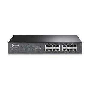 TP-LINK Easy Smart TL-SG1016PE – Switch – Smart – 8 x 10/100/1000 (PoE+) + 8 x 10/100/1000 – Desktop, an Rack montierbar – PoE+ (110 W) (TL-SG1016PE)