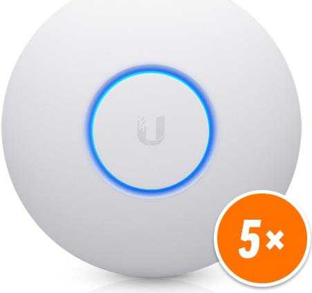 Ubiquiti Unifi nanoHD – Drahtlose Basisstation – 802,11ac Wave 2 – Wi-Fi – Dualband – Gleichstrom (Packung mit 5) (UAP-NANOHD-5)