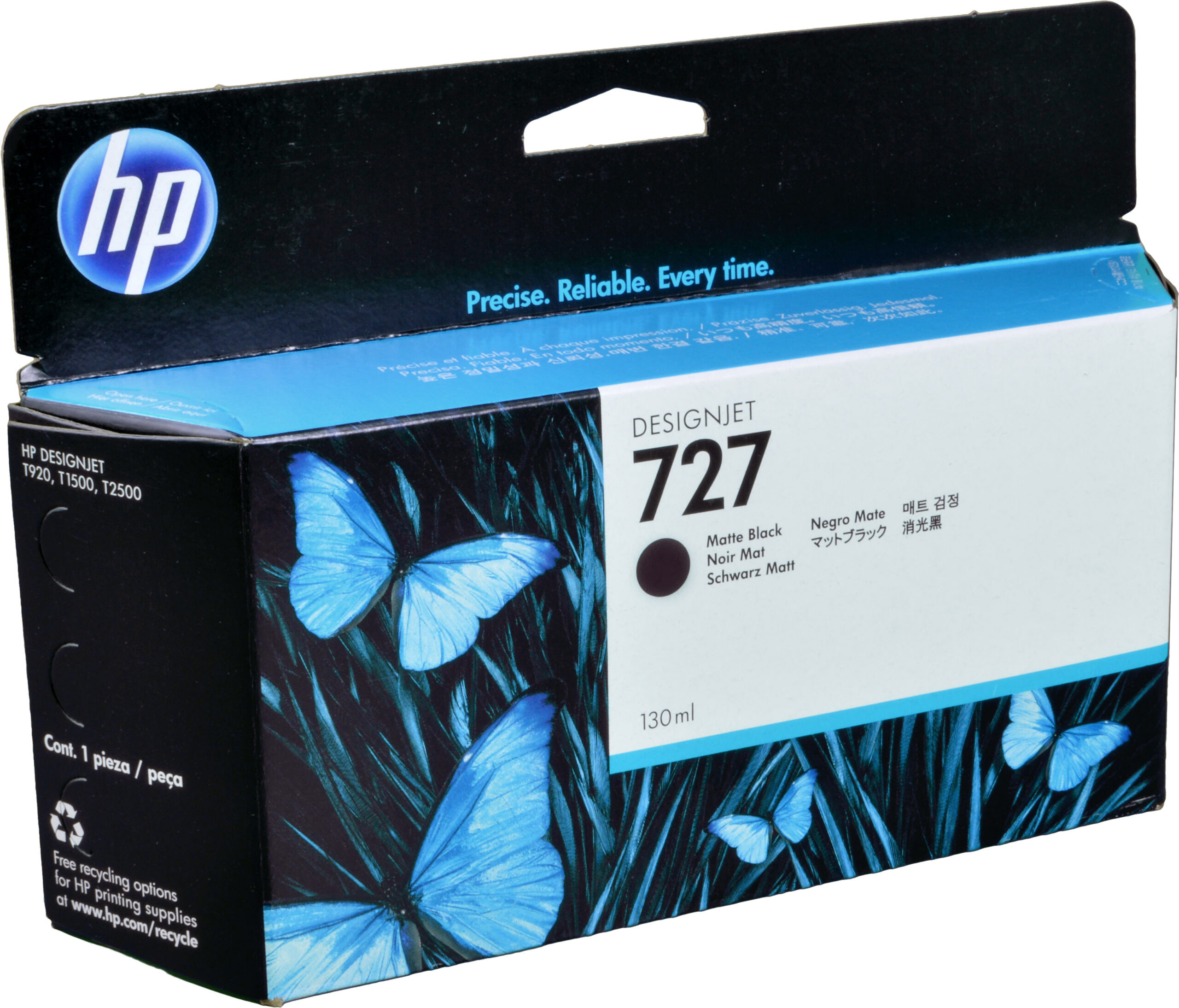 HP Tinte B3P22A  727  matt schwarz