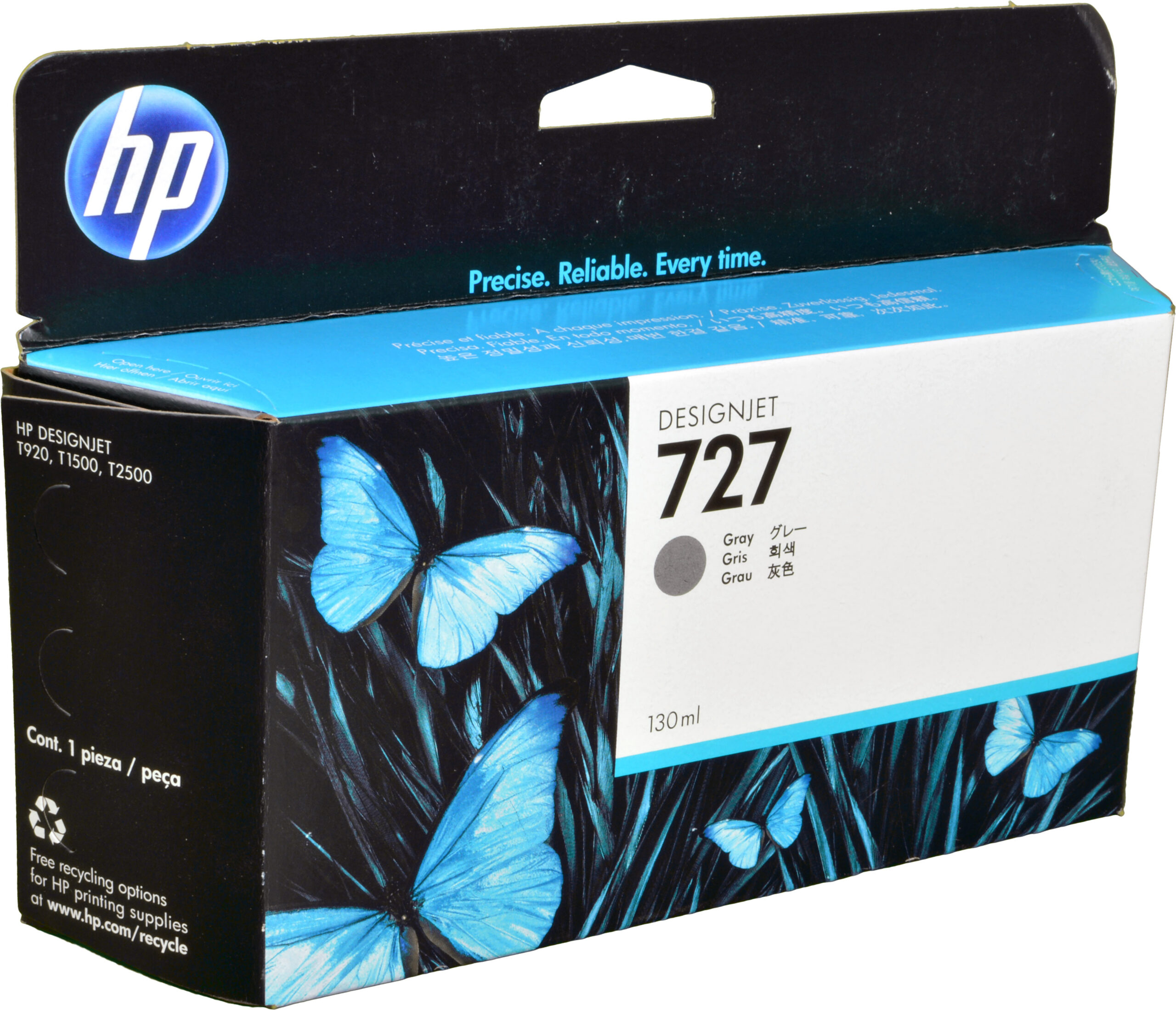 HP Tinte B3P24A  727  grau