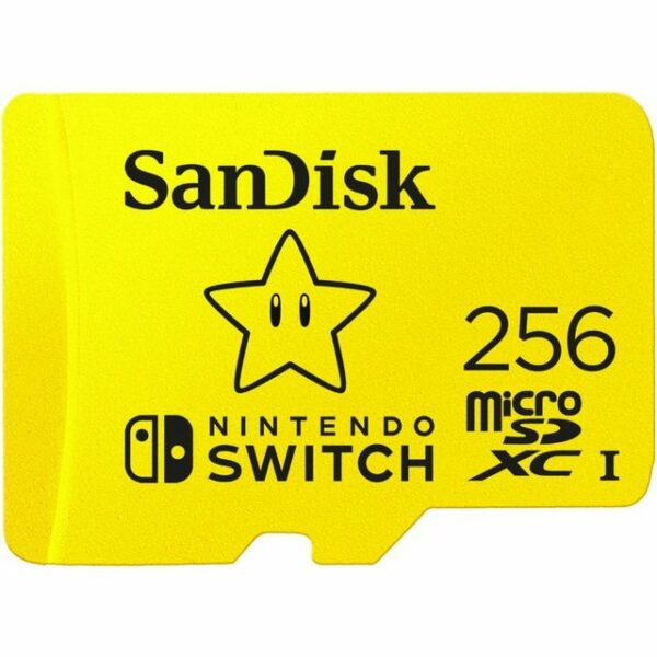 Sandisk microSDXC Extreme U3 UHS-I (256GB) Speicherkarte für Nintendo SwitchDie SanDisk Nintendo Switch 256 GB microSDXC Speicherkarte ist speziell für den Einsatz in einer Nintendo Switch Konsole konzipiert. Dank der hohen Übertragungsgeschwindigkeiten laden Spiele schneller und man hat alle Spiele und Daten auf einer Karte.ZustandNeuwareLieferumfangSandisk microSDXC Extreme U3 256 GB - Speicherkarte - gelb