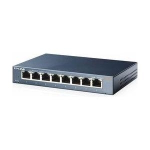 TP-LINK TL-SG108 8-port Metal Gigabit Switch – Switch – nicht verwaltet – 8 x 10/100/1000 – Desktop