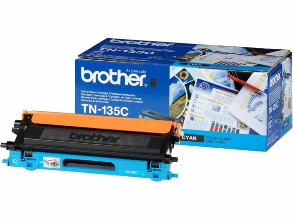 Mit der originalen Jumbo-Tonerkassette TN-135C drucken Sie noch mehr Seiten aus. Der hochwertige Toner in der Farbe cyan in Brother Markenqualität liefert dabei beste Druckergebnisse auf Ihren Farblaserdruckern und Multifunktionscentern. Ausreichend für bis zu 4.000 Seiten bei 5 % Deckung.