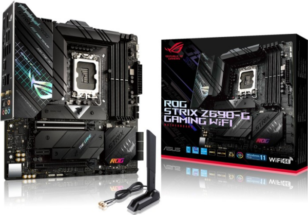 Kurzinfo: ASUS ROG STRIX Z690-G GAMING WIFI - Motherboard - micro ATX - LGA1700-Sockel - Z690 Chipsatz - USB-C Gen2