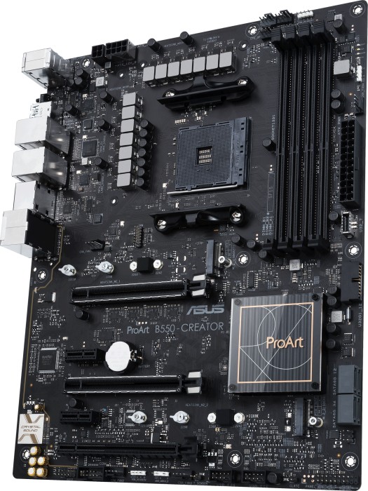 ASUS ProArt B550-CREATOR – Motherboard – ATX – Socket AM4 – AMD B550 – USB-C Gen2, USB 3,2 Gen 2 – 2,5 Gigabit LAN – Onboard-Grafik – HD Audio (8-Kanal) (90MB17L0-M0EAY0)