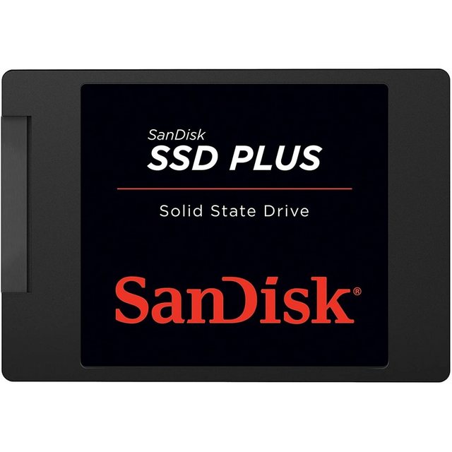 Sandisk SSD PLUS 1 TB SSD – Festplatte – 2,5 Zoll -Solid-State-Drive- schwarz interne SSD 2,5 Zoll