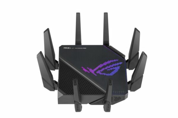 Hocheffizientes WiFi 6 – Das ultraschnelle WiFi 6 Tri-Band erhöht die Geschwindigkeit auf bis zu 11.000 Mbit/s