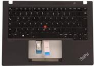 Lenovo Transimage – Ersatztastatur Notebook – mit Trackpoint – hinterleuchtet – QWERTZ – Deutsch – Schwarz – mit obere Abdeckung – für ThinkPad T14s Gen 3 21BR, 21BS (5M11G27232)