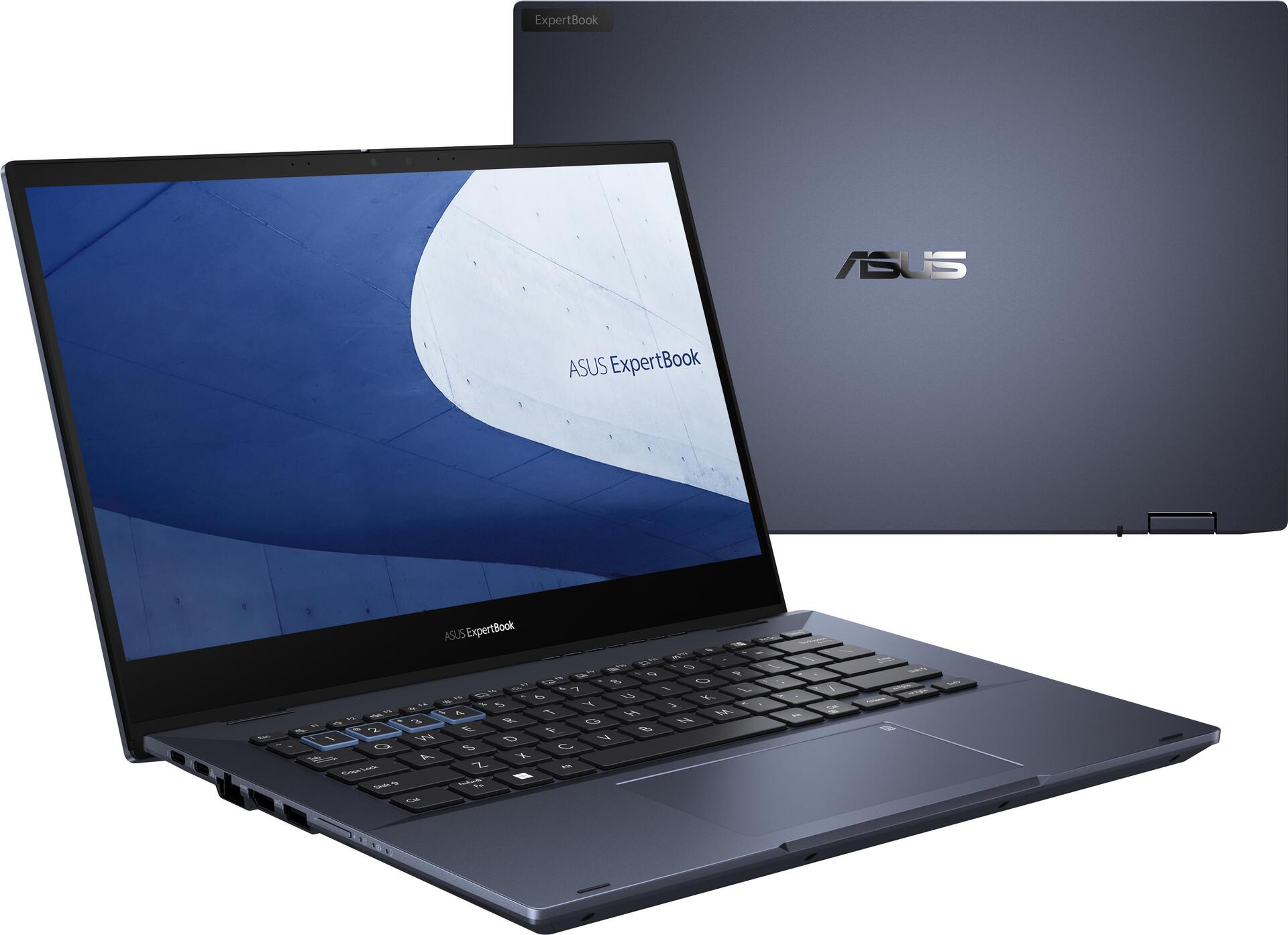 ASUS ExpertBook B5402FEA-HY0035X i5-1155G7 Hybrid (2-in-1) 35,6 cm (14 ) Touchscreen Full HD Intel® Core i5 16 GB DDR4-SDRAM 512 GB SSD Wi-Fi 6 (802.11ax) Windows 11 Pro Schwarz (90NX04I1-M000C0)