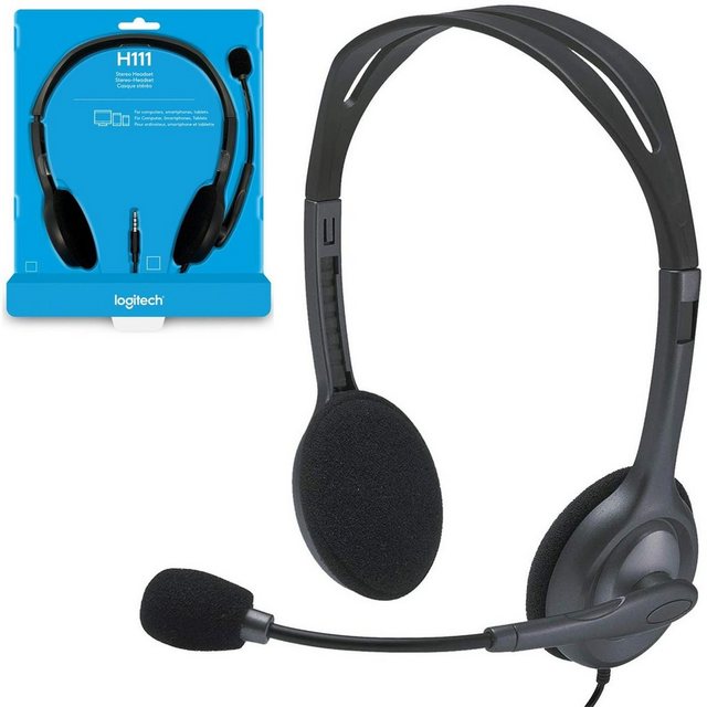 Logitech H111 Stereo Headset - Kopfhörer mit Mikrofon - 3